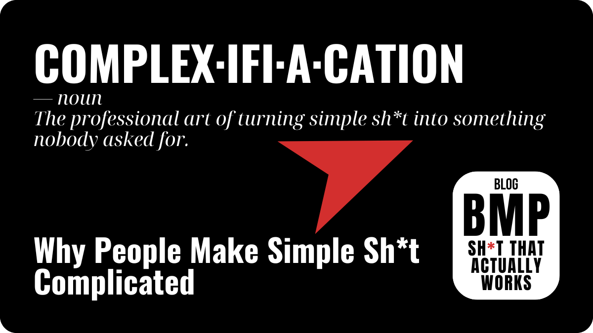 COMPLEX·IFI·A·CATION